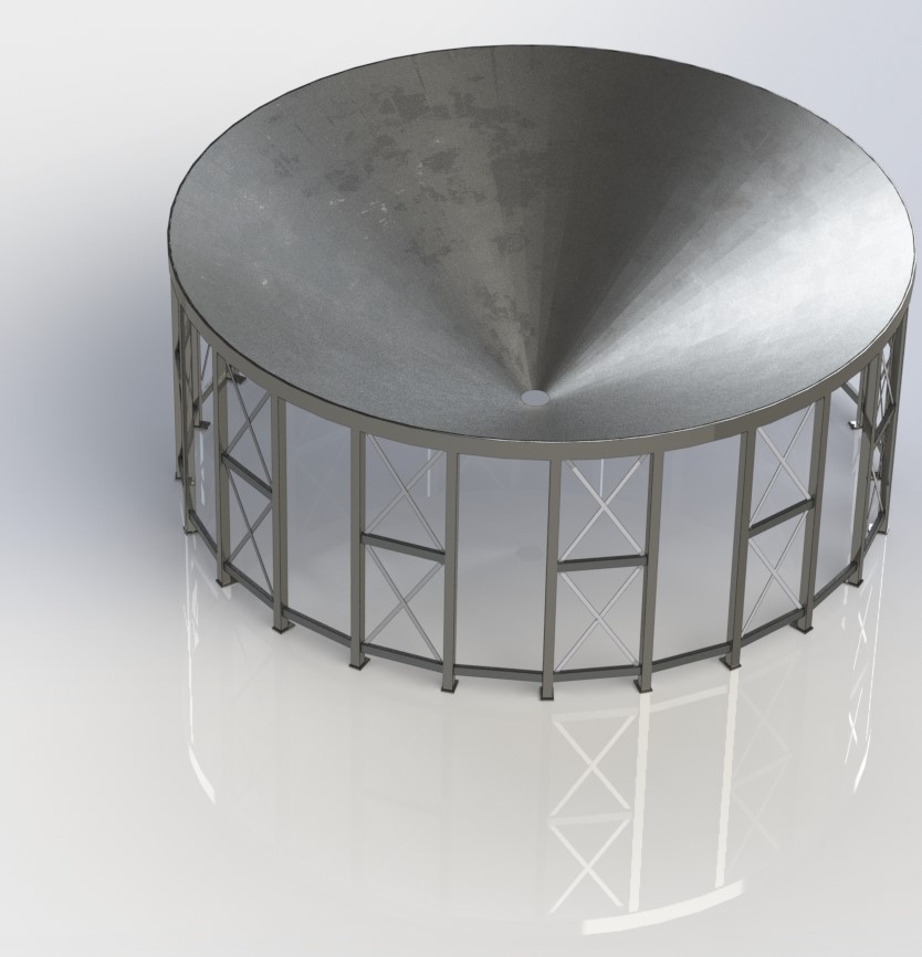 Grain Silo Support Frame