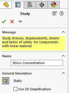 Stress Concentration Study