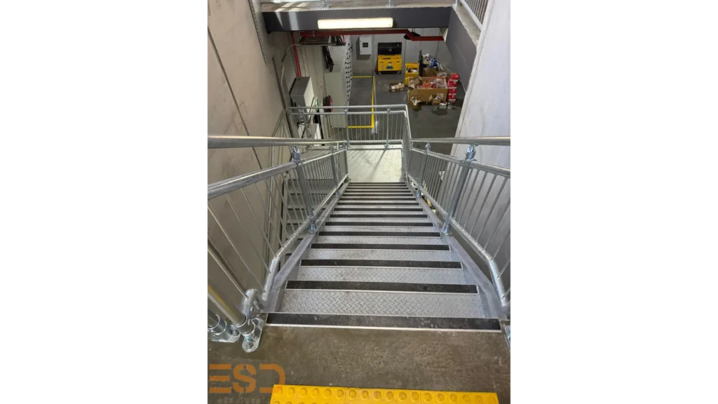 AS1657 compliant handrail and balustrade certified by ESD