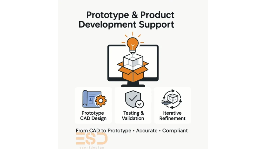 CAD modelling and Drafting prototype & product development support
